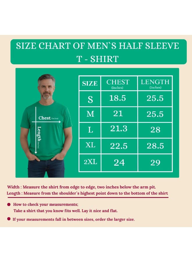 PRINTSHOP4ME Grandpa T-Shirt–Round Neck,Cotton Fabric|Half Sleeve–Comfortable Casual Tshirt For Grandfather|Great Gift For Grandfathers,Dads&Senior Men - Image 2
